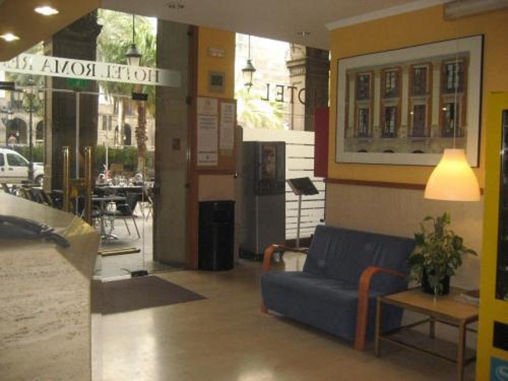 Roma Reial Hotel Barcelona Dalaman gambar
