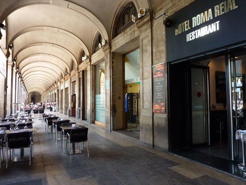 Roma Reial Hotel Barcelona Luaran gambar